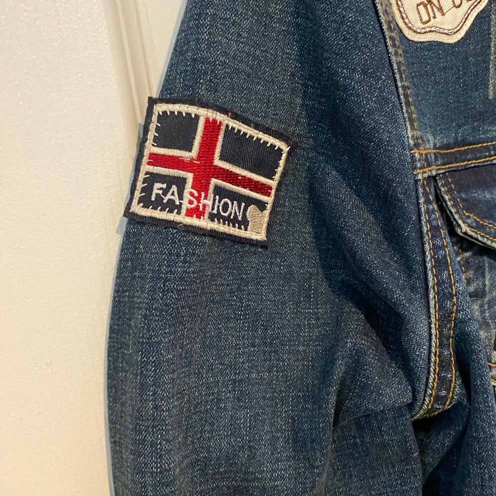 Bebe Patch Jean Jacket - image 6